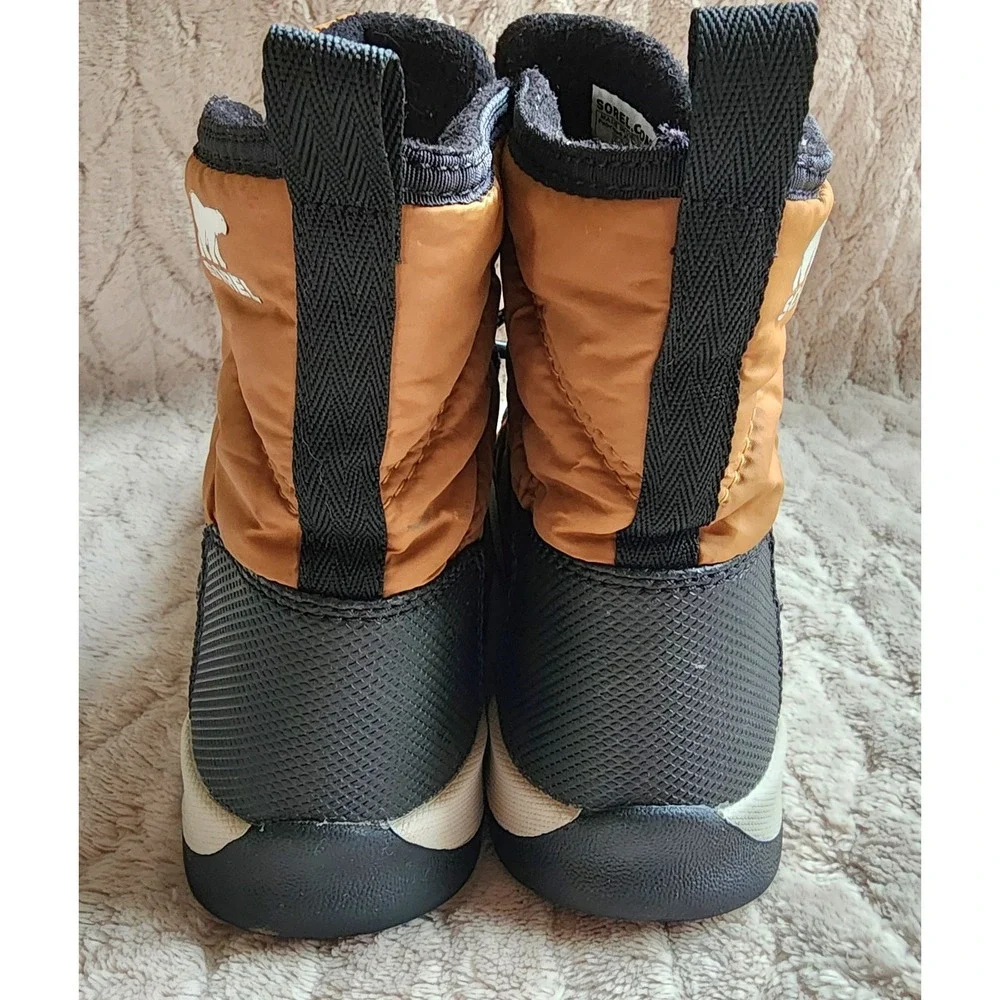Sorel Whitney II Short Lace Boots Tawny Buff Youth 2 Kids Girls Waterproof Snow
